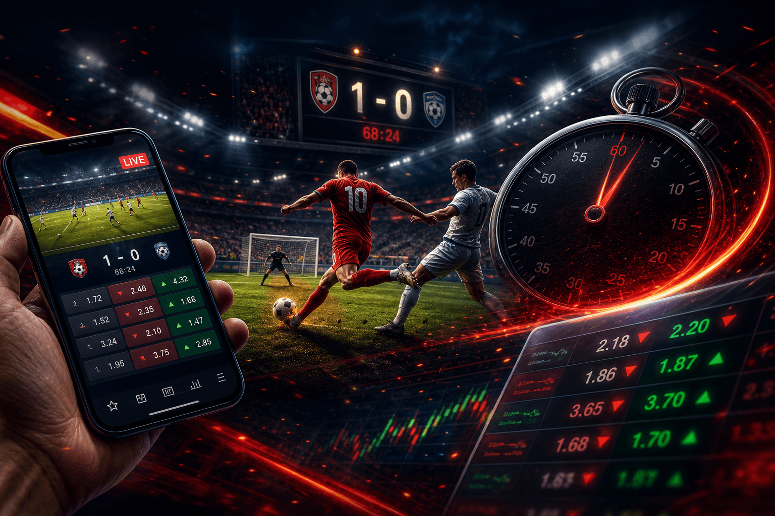 วิธีแทงบอลสด Live Betting เทคนิคอ่านเกม