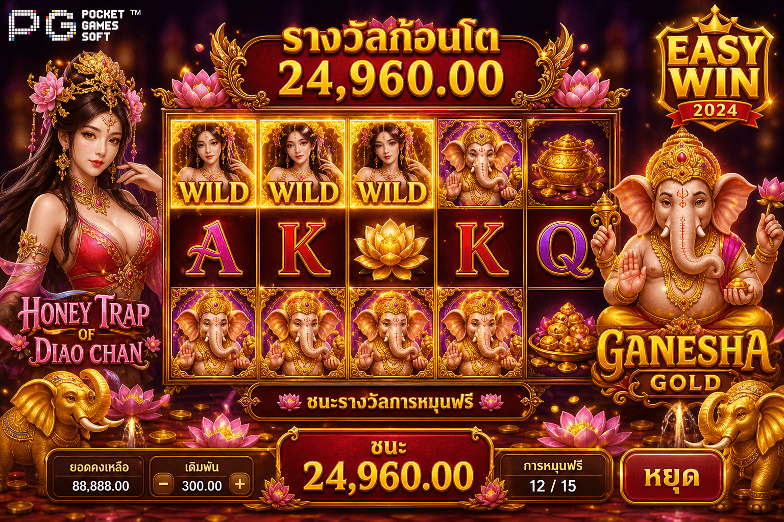 สล็อต PG Soft เกมไหนแตกง่าย 2024