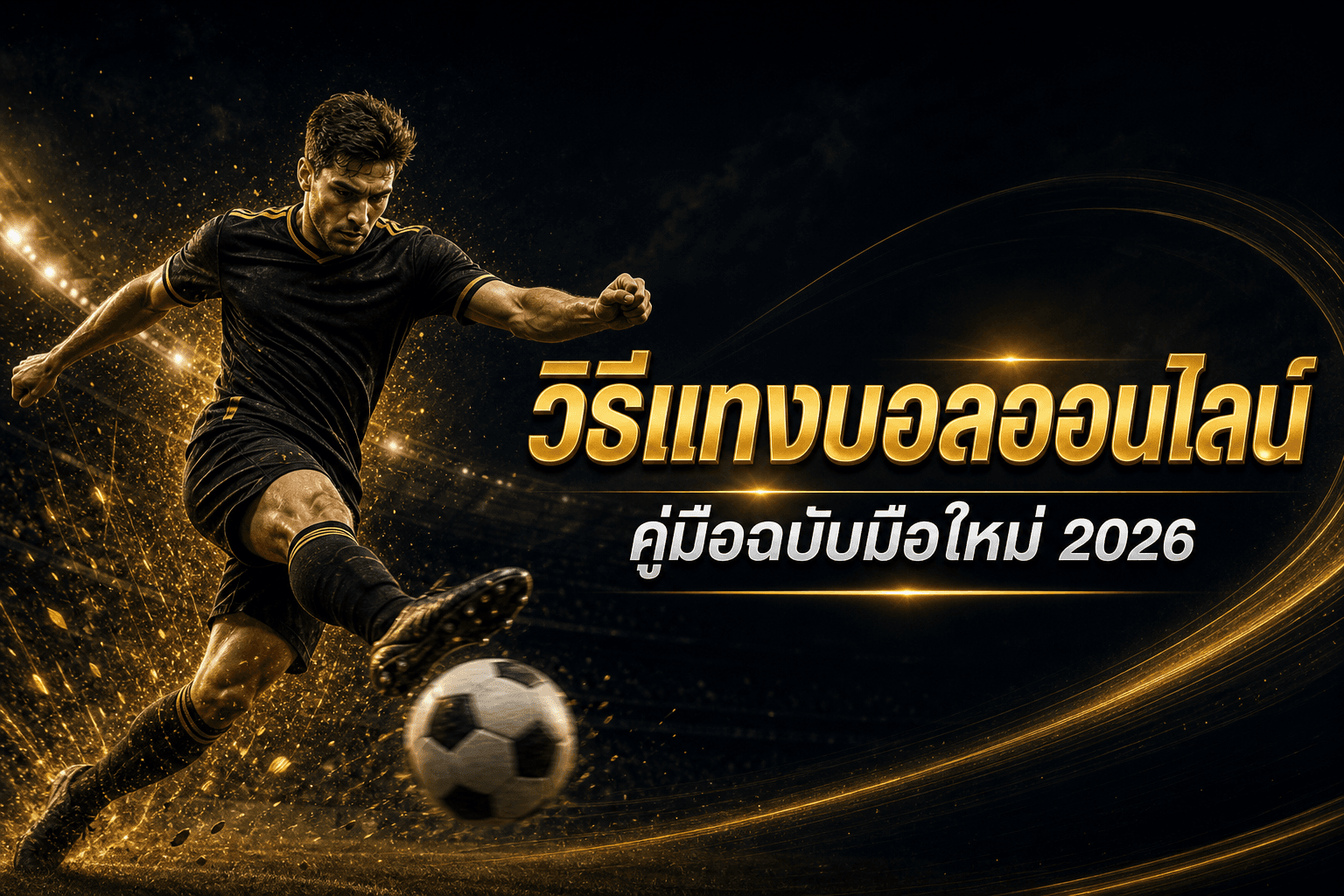 วิธีแทงบอลออนไลน์ คู่มือฉบับมือใหม่ 2026 | Start989