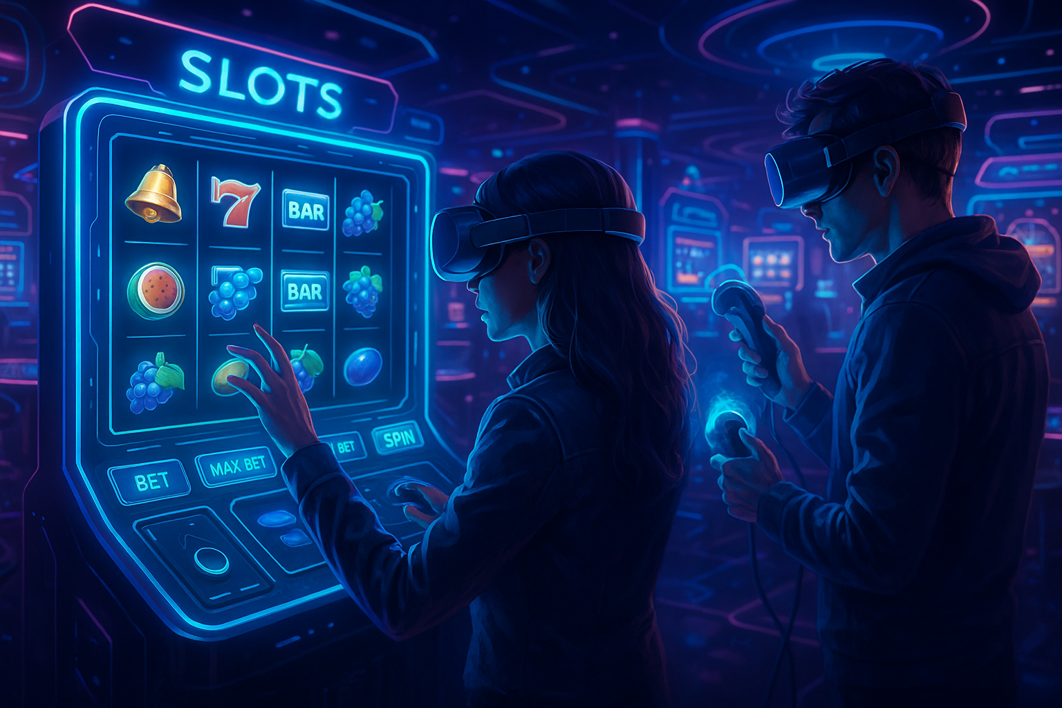เทคโนโลยี AI และ VR ในเกมสล็อต 2026